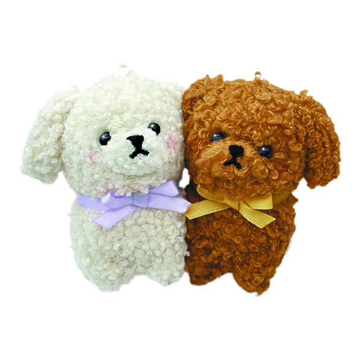 NEW Kawaii Buddy Magnetic Plush- Set of Two Poodle Dogs