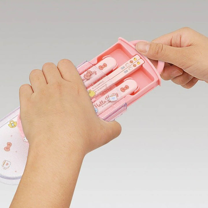 Sanrio Lunch Box Cutlery Set- Hello Kitty