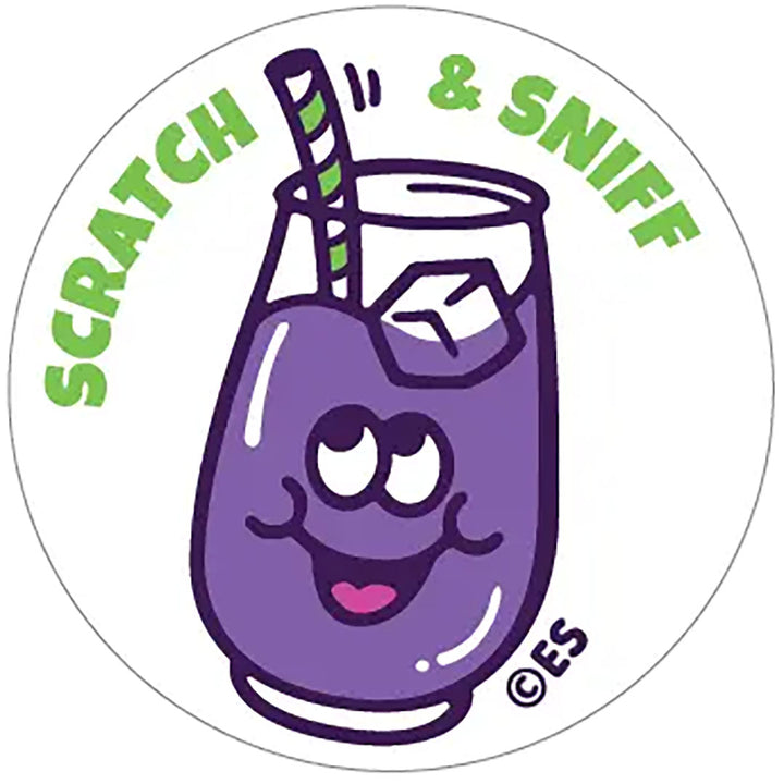 Grape Drink Scratch & Sniff Stickers