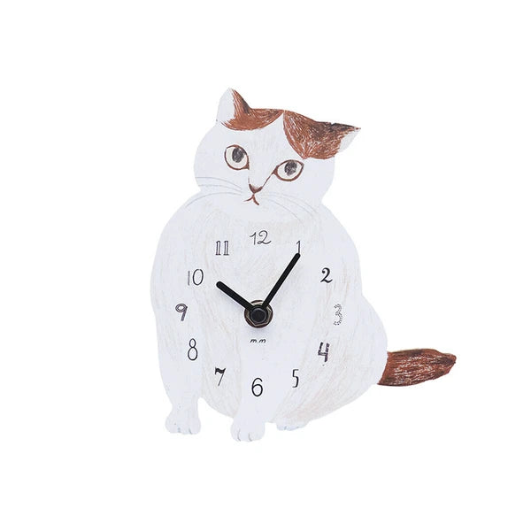 Matsuo Miyuki Die Cut Clocks- Momo Cat