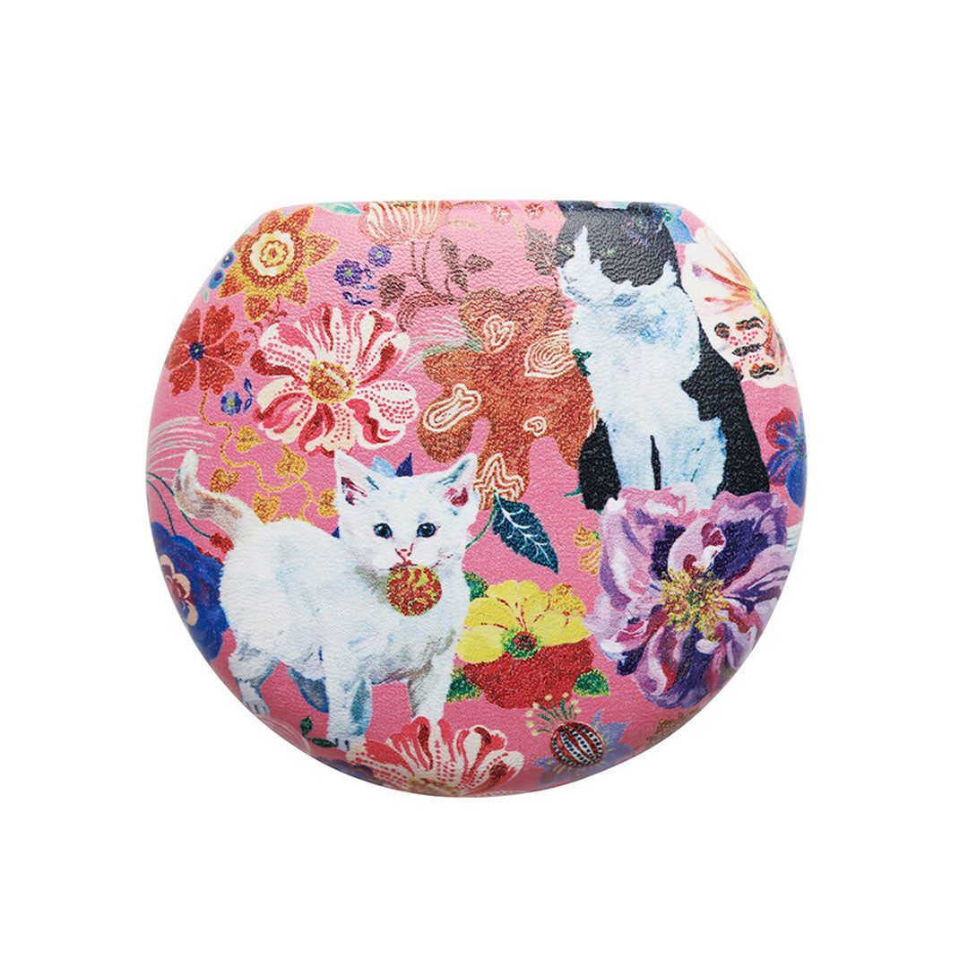 NEW Nathalie Lete Mirror Compact Case - Cats