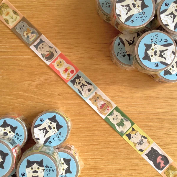 NEW Japanese Washi Tape Roll- Kittens