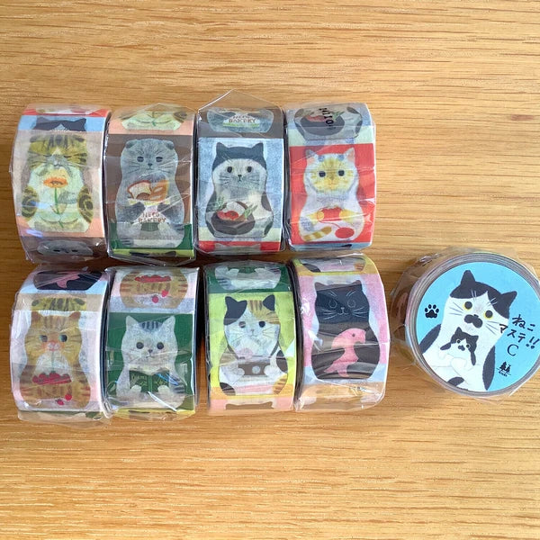 NEW Japanese Washi Tape Roll- Kittens