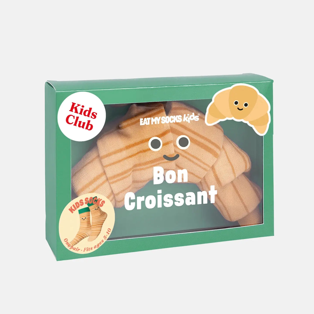 Kid's 3D Socks- Bon Croissant