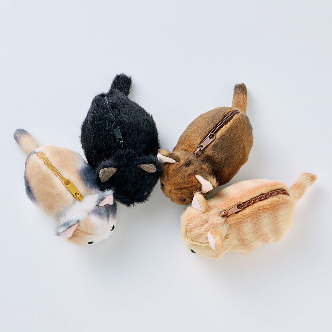 Kitten Zipper Pouch Bag- Available in Four Colors!