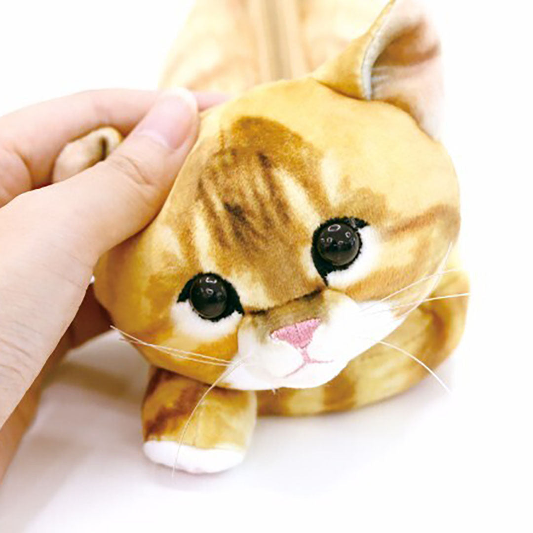 Fluffy Cat Zipper Pouch Bag- Available in Three Colors!