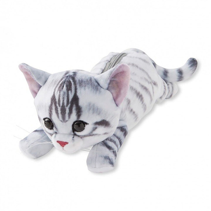 Fluffy Cat Zipper Pouch Bag- Available in Three Colors!