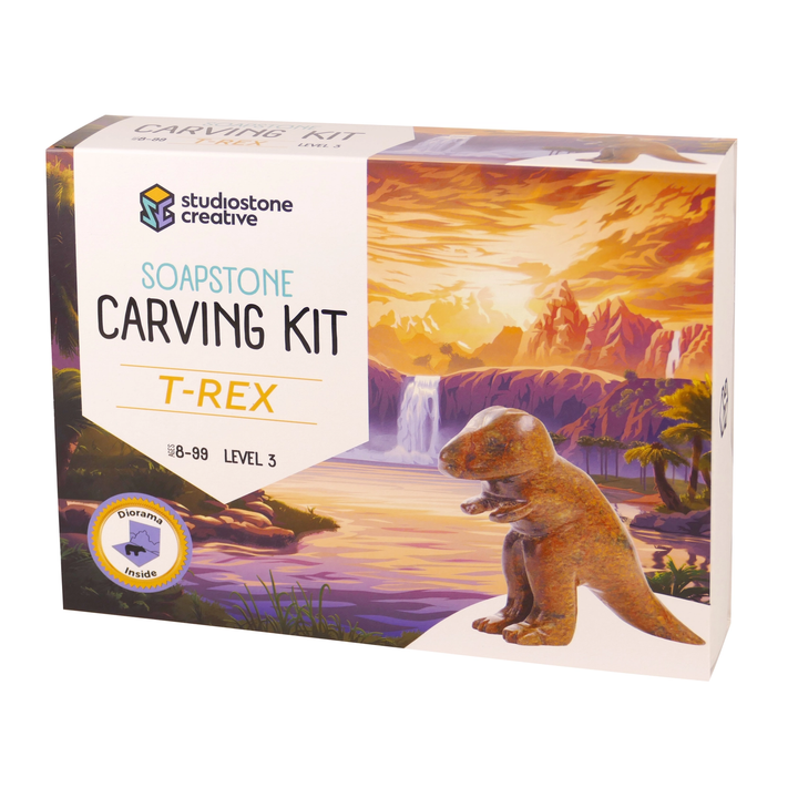 DIY Stone Carving Kit - T-Rex