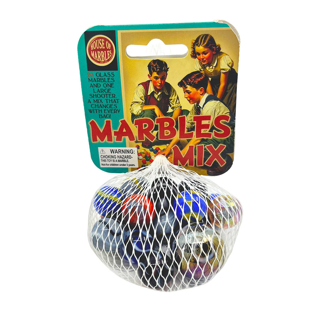 Marbles Mix Net Bag of Marbles
