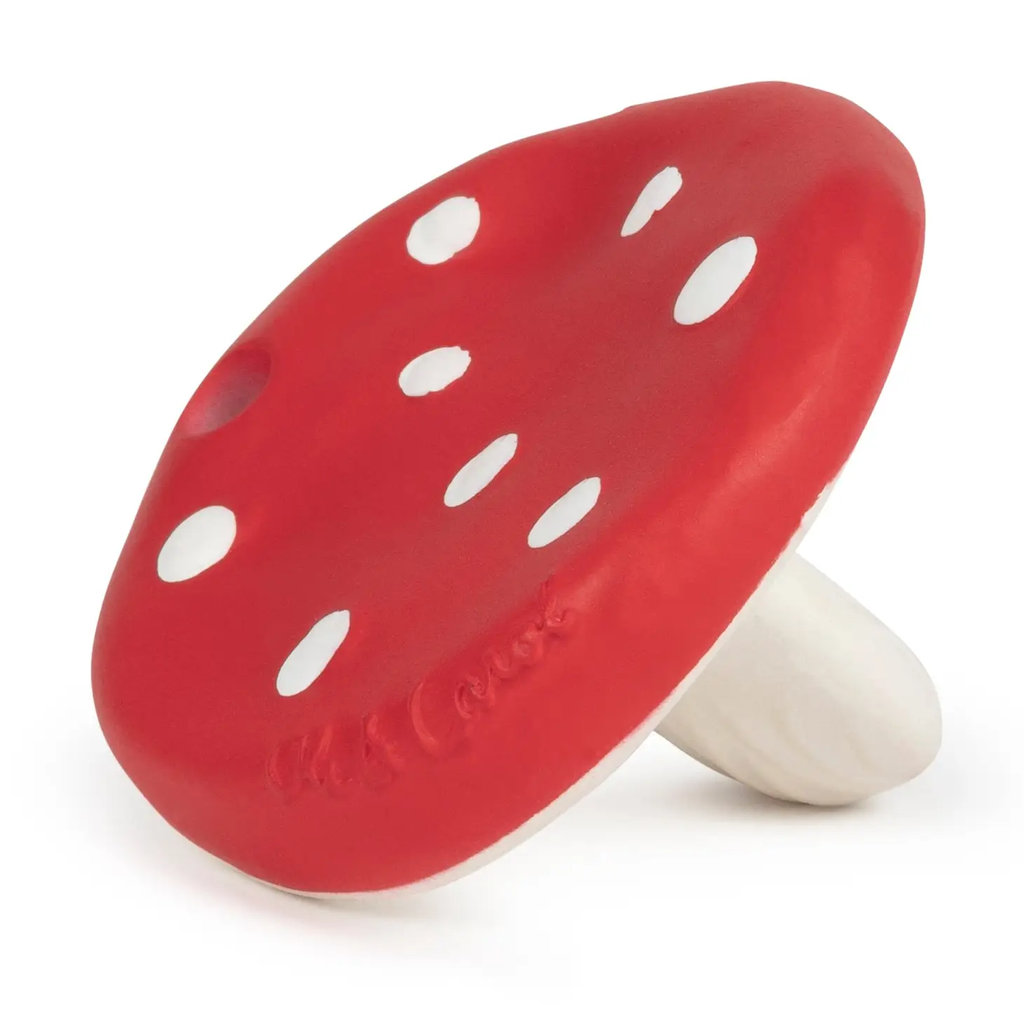 Spotty the Mushroom Teether Toy- Little