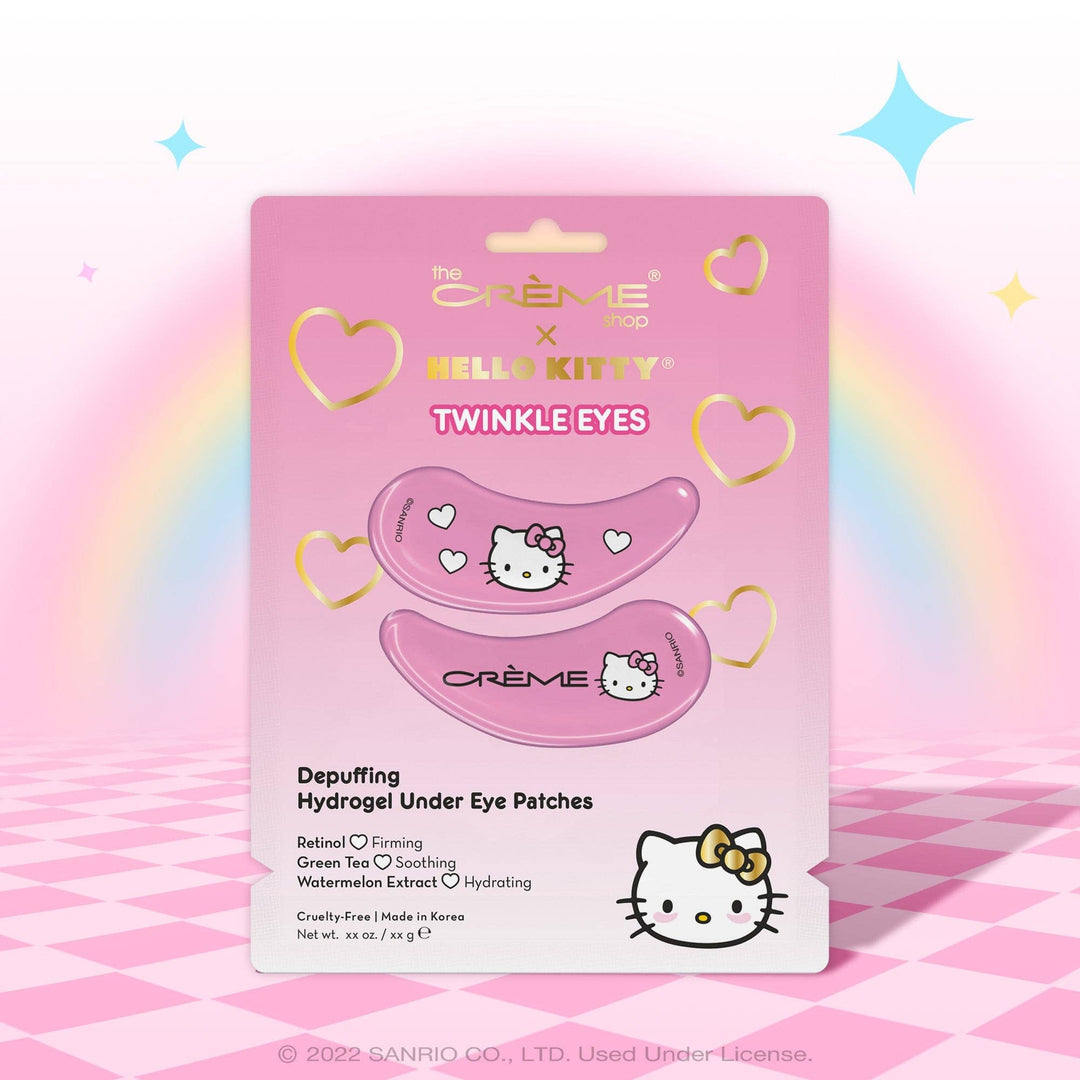 NEW The Crème Shop x Hello Kitty Twinkle Eyes Depuffing Hydrogel