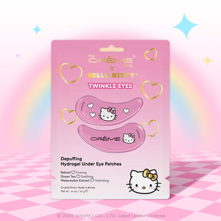 NEW The Crème Shop x Hello Kitty Twinkle Eyes Depuffing Hydrogel
