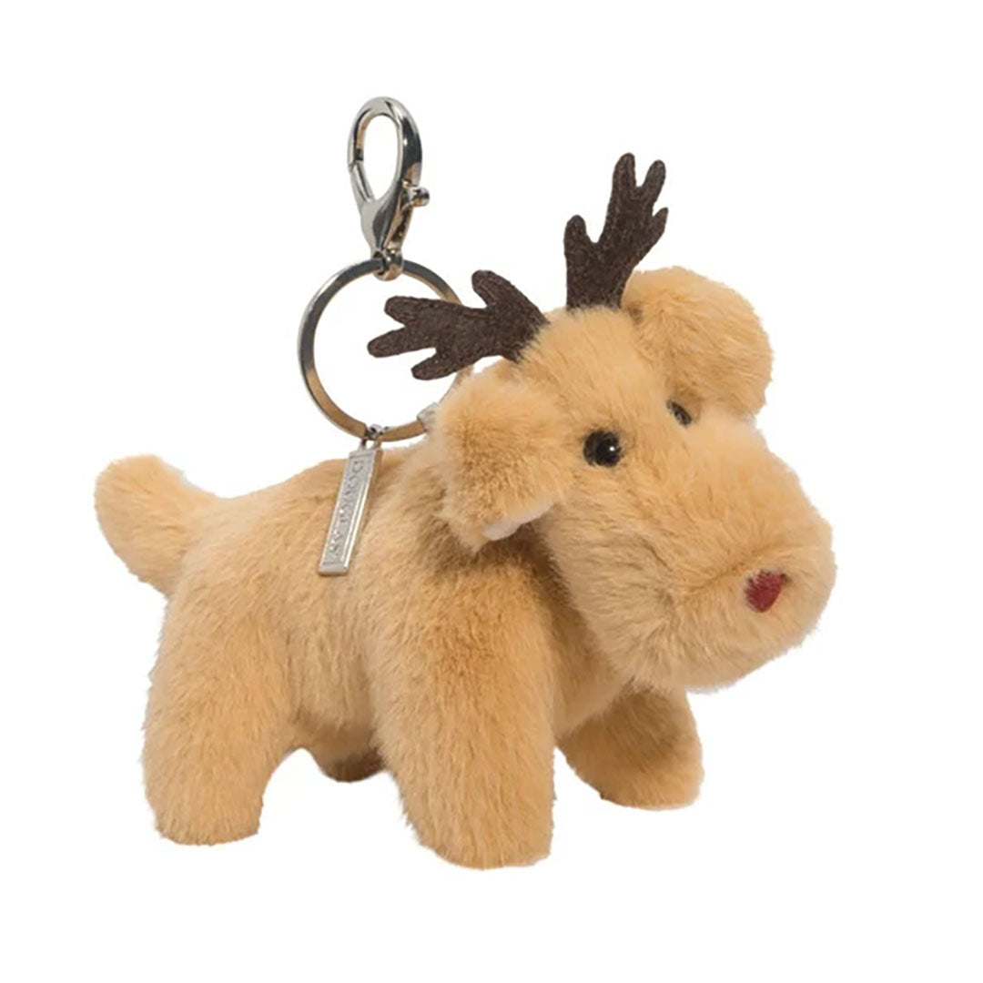 Reindeer Muzzle Plush Bag Charm