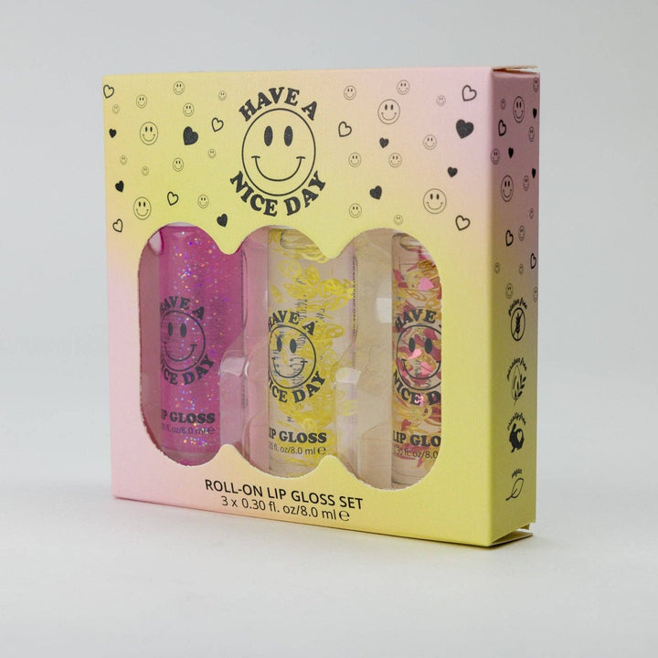 NEW Have A Nice Day Lip Gloss Trio Box Set