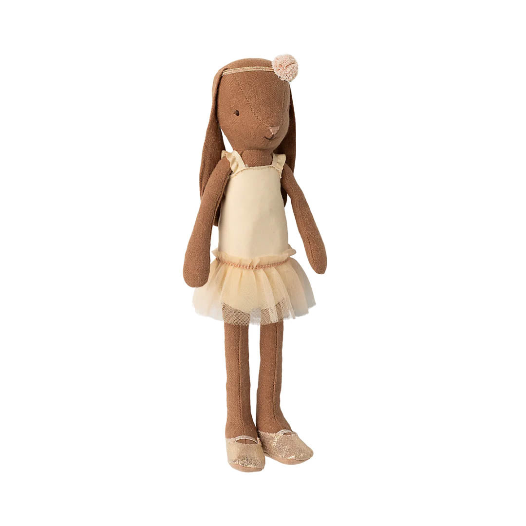 Bunny - Size 2 - Chocolate Brown Ballet Suit and Skirt, Cream