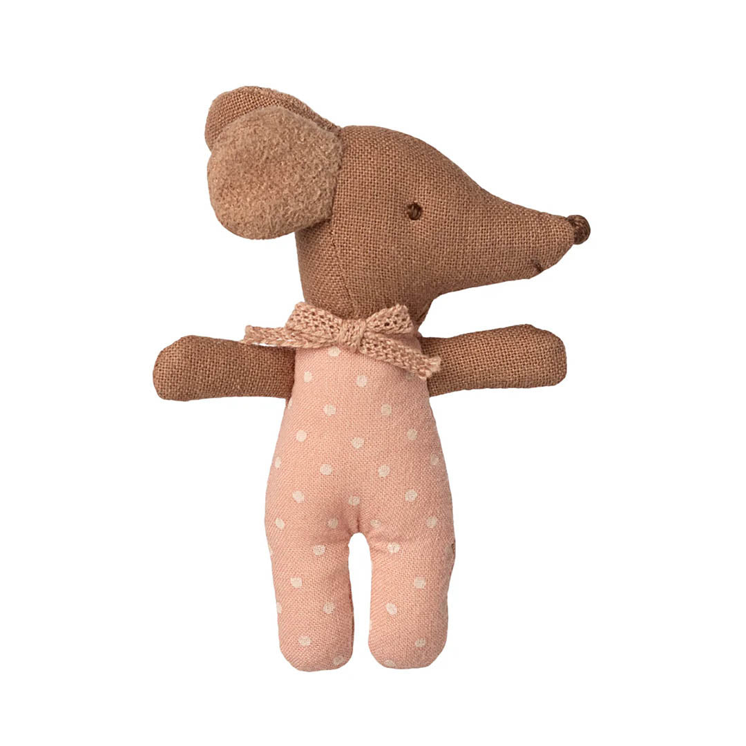 NEW Sleepy Wakey Baby Mouse - Rose