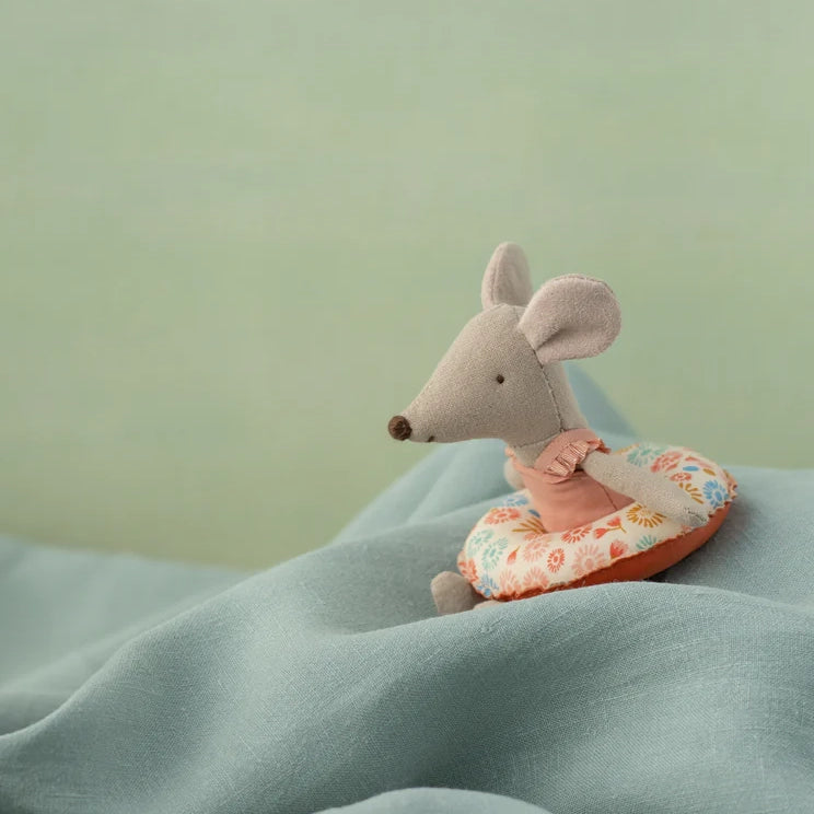 NEW Beach Mouse with Float, Little Sister - Flower