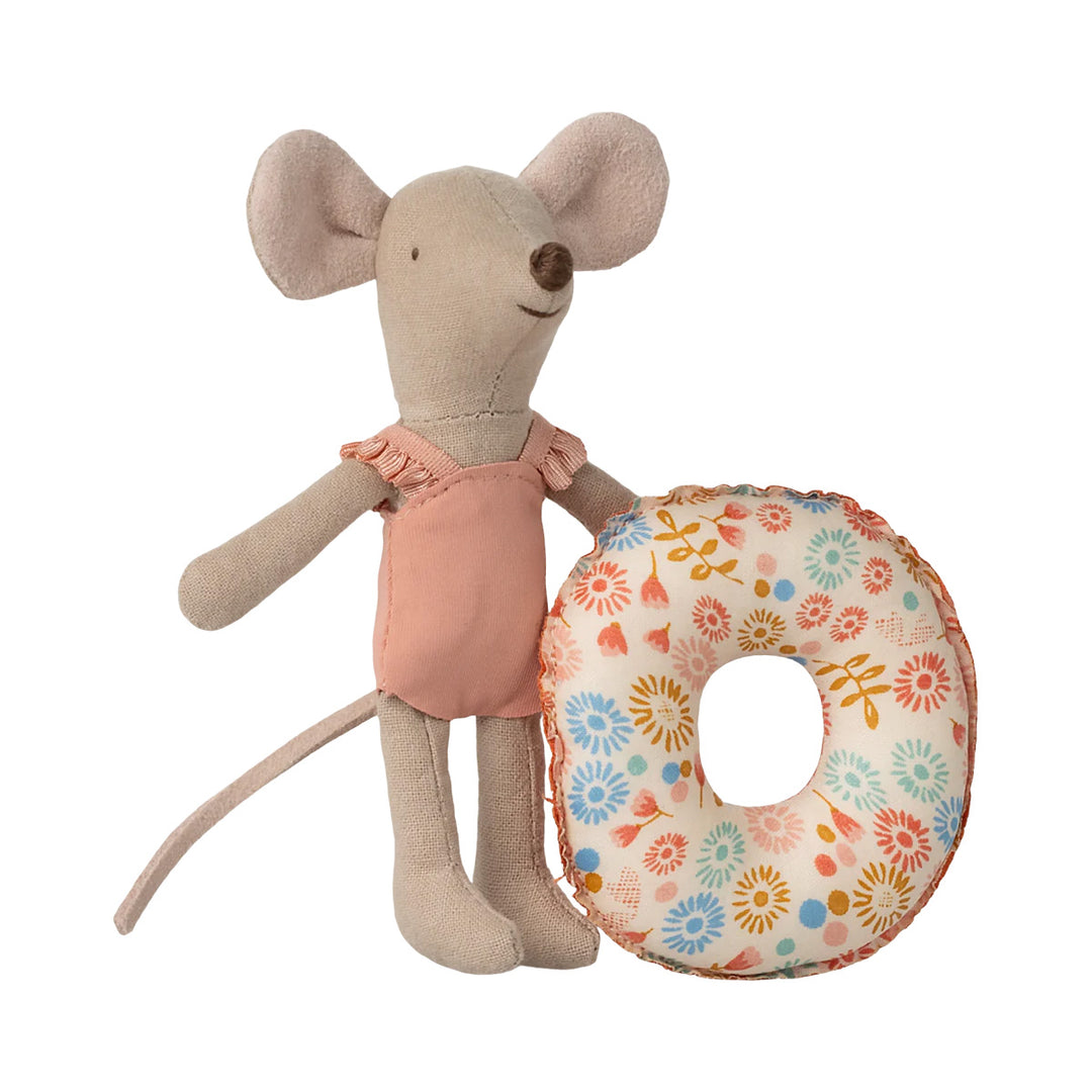 NEW Beach Mouse with Float, Little Sister - Flower