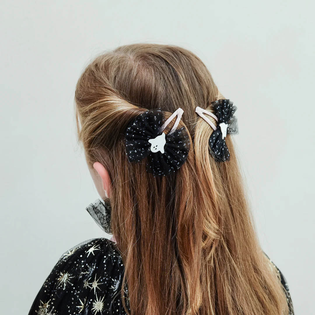 NEW Ghoulish Ghost Tulle Clips