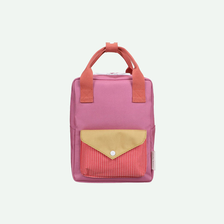Small Backpack Bag - Envelope - Rosebay Pink