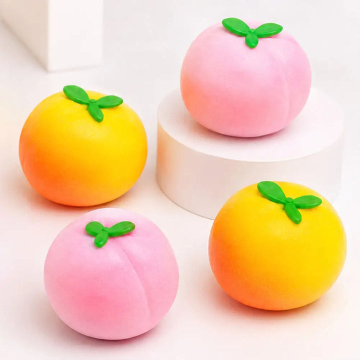 Korean Peach Crunch Squishy Toy Assorted Colors