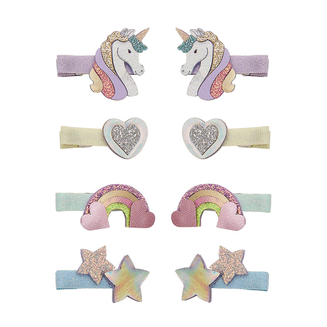 Dreamy Unicorn Mini Clips - Set of 8