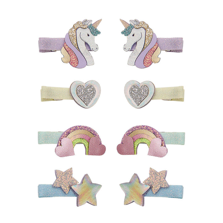 Dreamy Unicorn Mini Clips - Set of 8