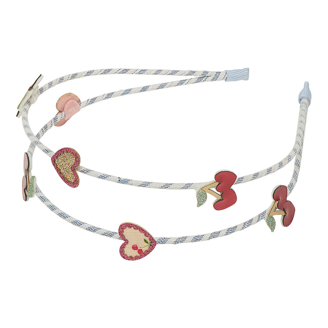 Red Cherries Double Alice Headband