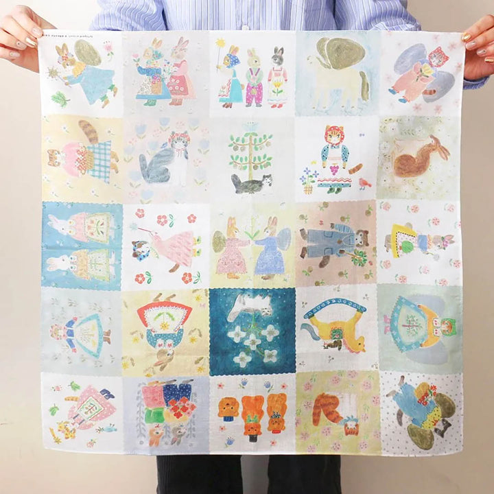 NEW Aiko Fukawa Cotton Printed Handkerchief