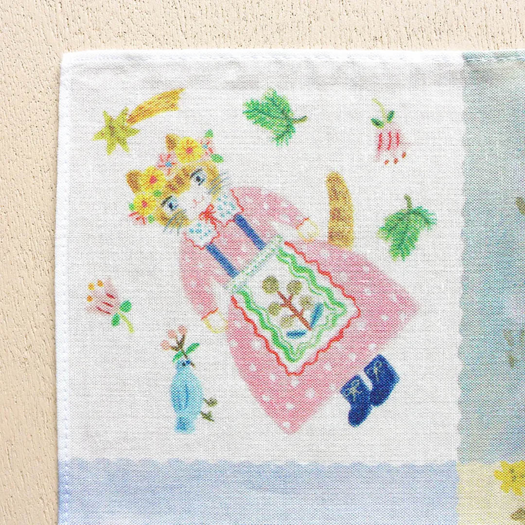 NEW Aiko Fukawa Cotton Printed Handkerchief