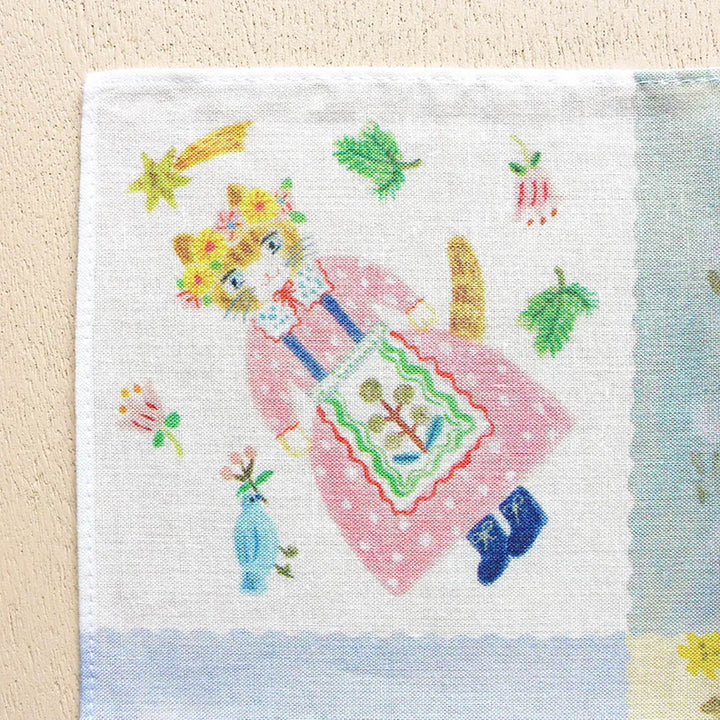 NEW Aiko Fukawa Cotton Printed Handkerchief