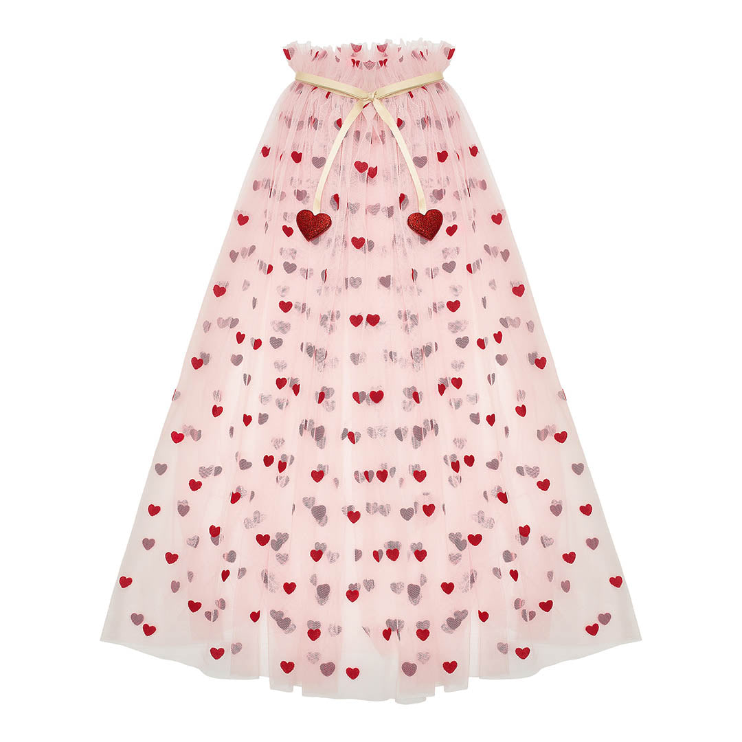 Heart Print Cape