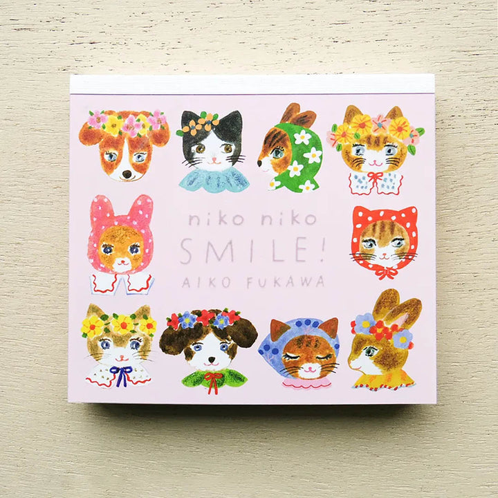 NEW Aiko Fukawa Block Memo Pad - Niko Niko Smile