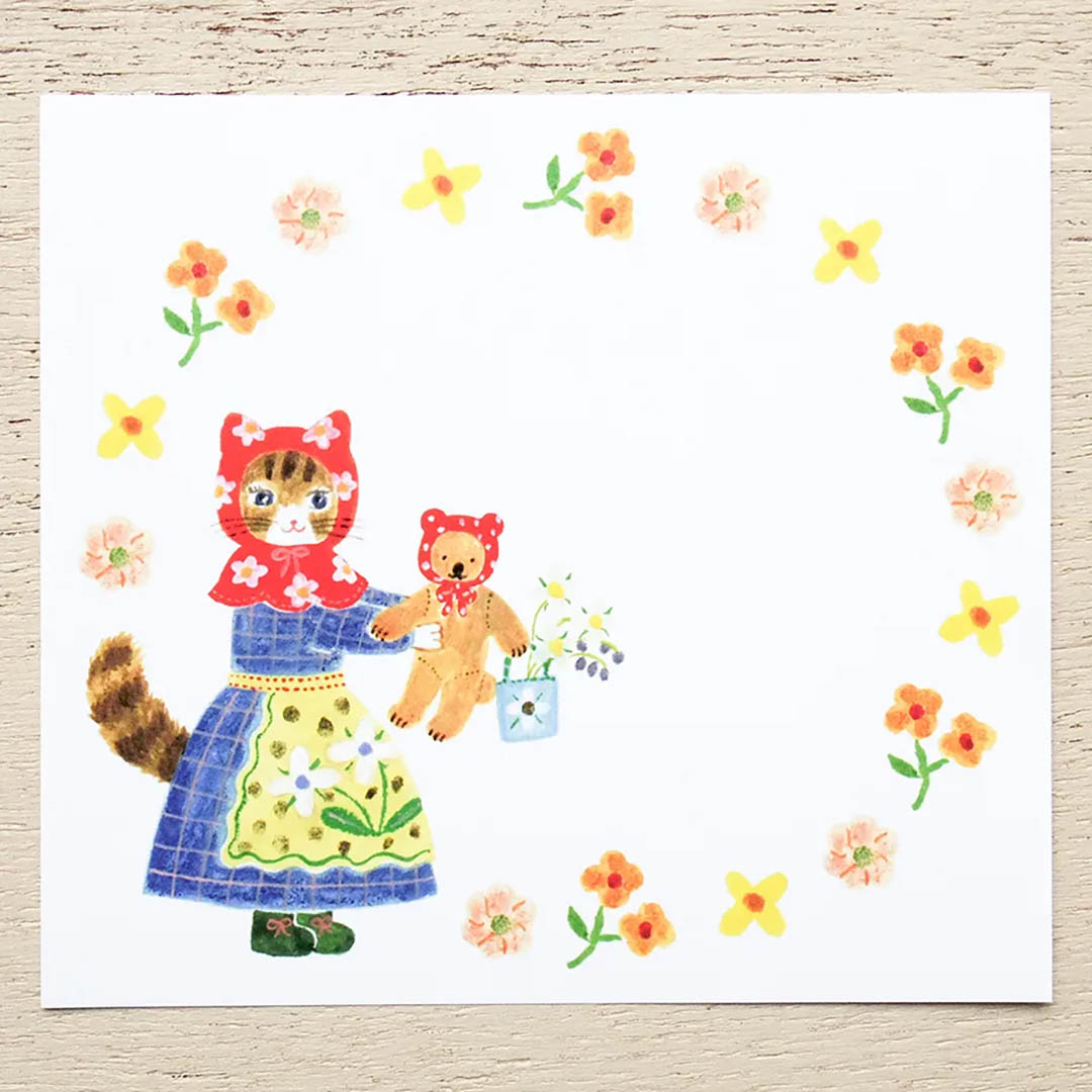 NEW Aiko Fukawa Block Memo Pad - Little Fluffy Friends