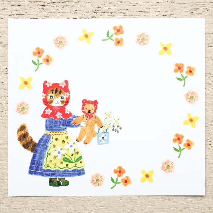 NEW Aiko Fukawa Block Memo Pad - Little Fluffy Friends
