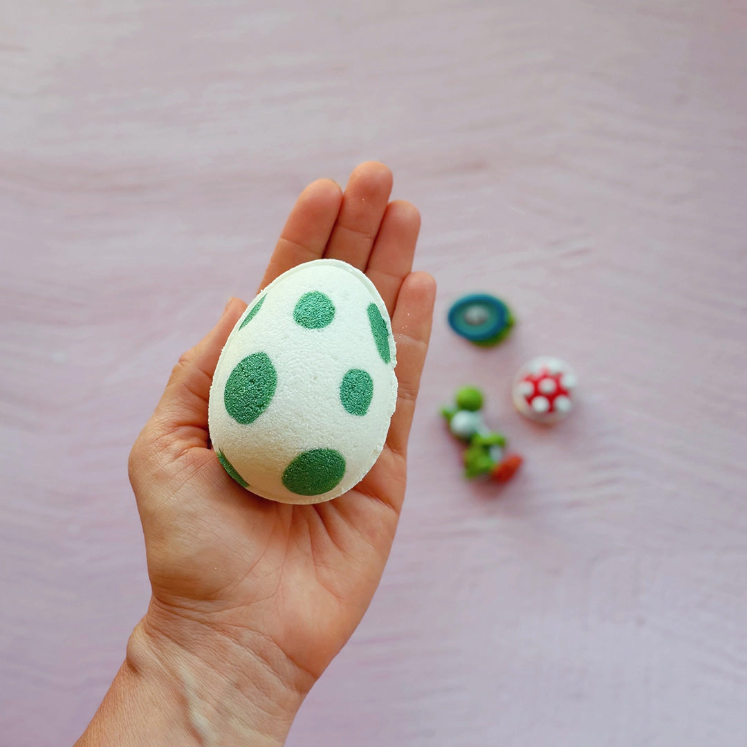 Yoshi Egg Bath Bomb (Toy Inside!)