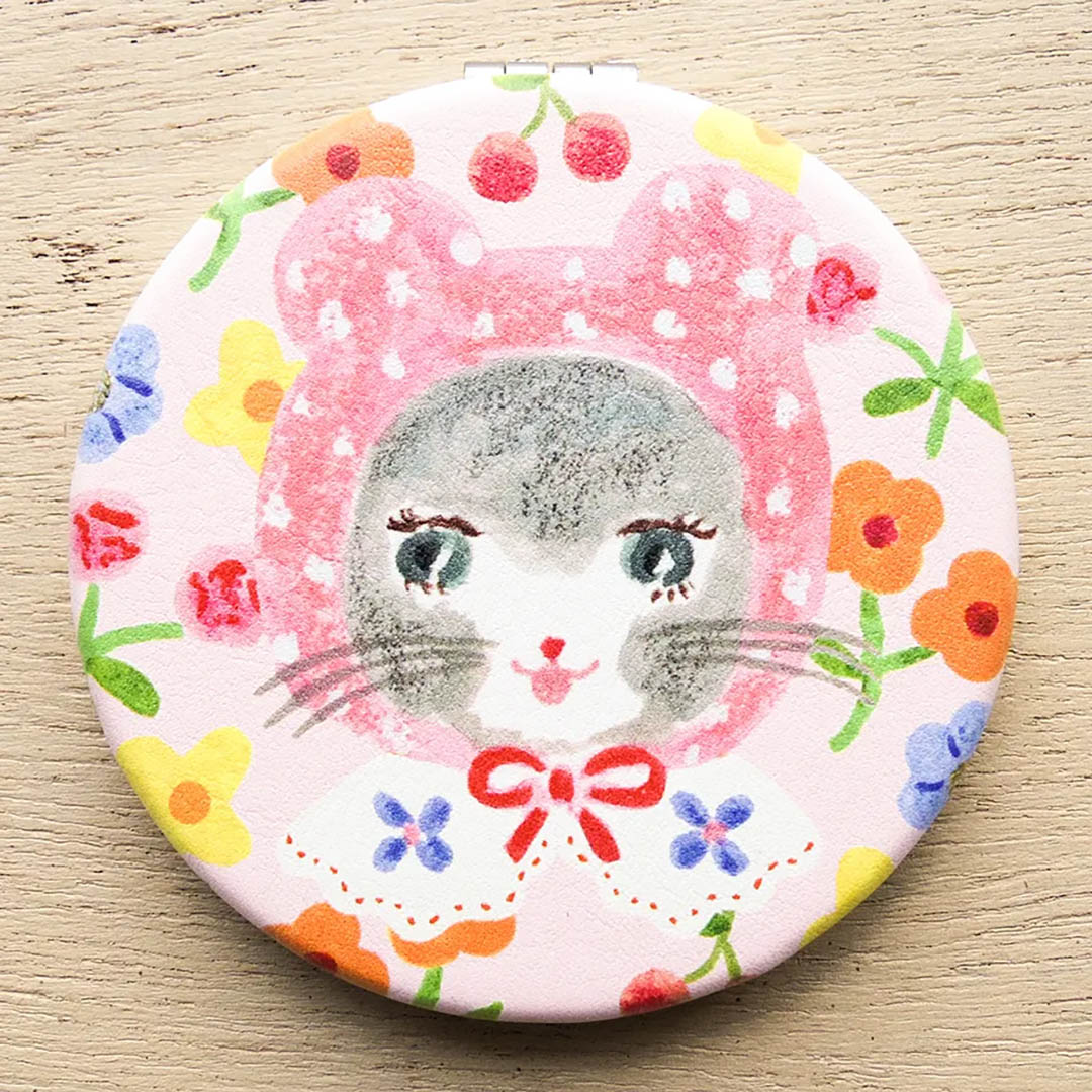 NEW Aiko Fukawa Stationery: Niko Niko Compact Mirror