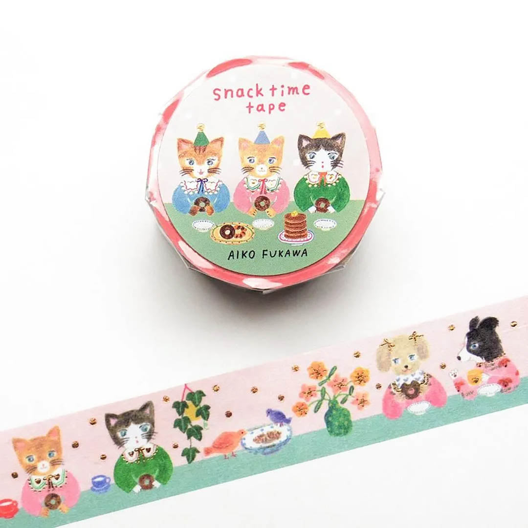 NEW Aiko Fukawa Stationery - Snack Time Washi Tape