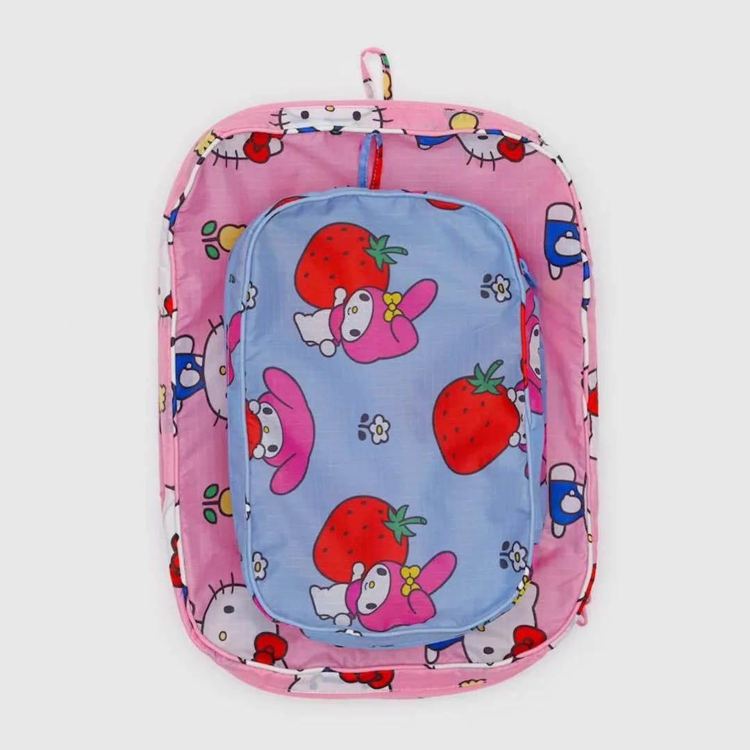 Packing Cube Set- Hello Kitty and Friends Florals