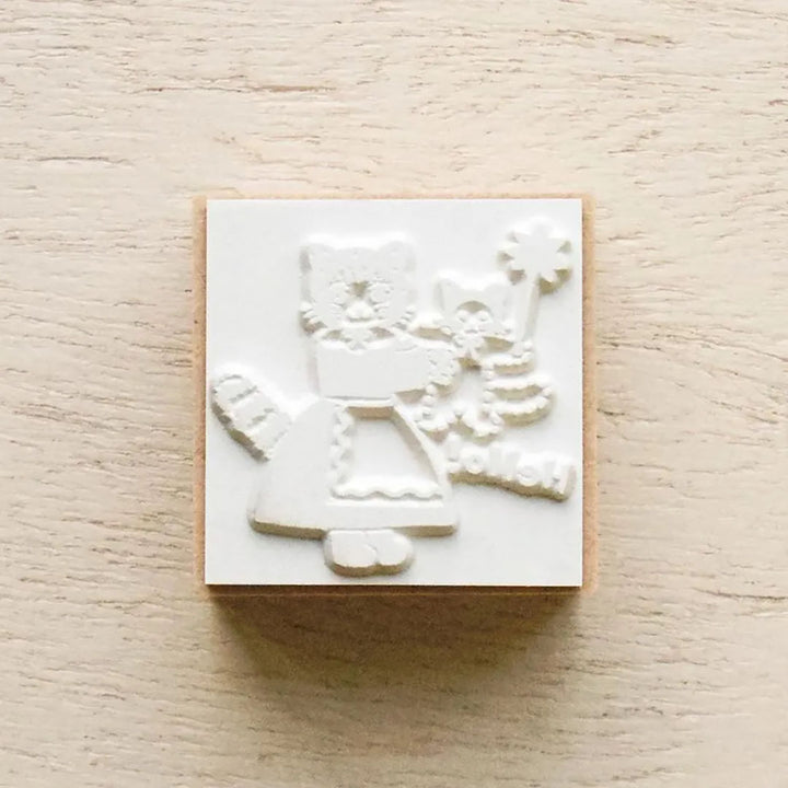 Aiko Fukawa Rubber Stamp - Hello