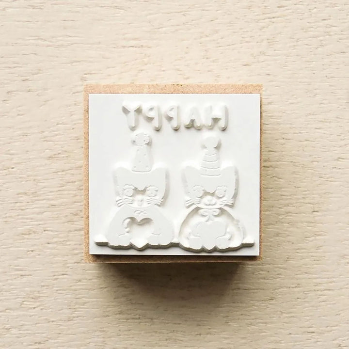 Aiko Fukawa Rubber Stamp - Happy