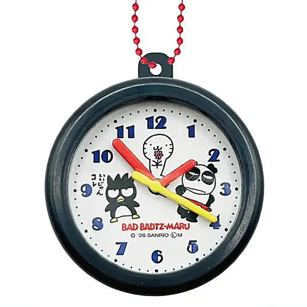 Japanese Blind Capsule - Sanrio Characters Retro Wall Clock Clip Keychain