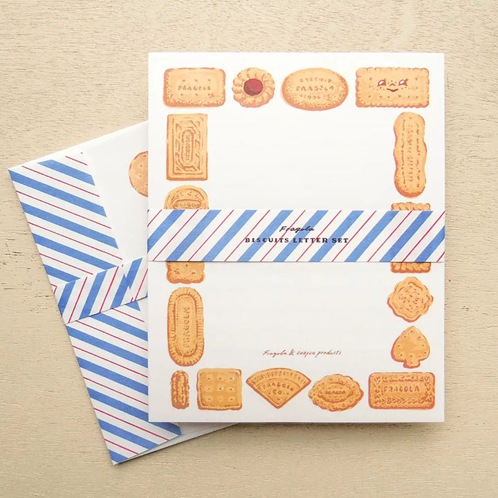 Japanese Stationery - Biscuit Letter Set