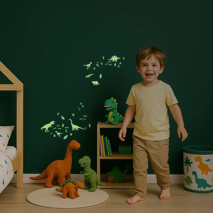 Japanese Glo Stickables Set- Dino
