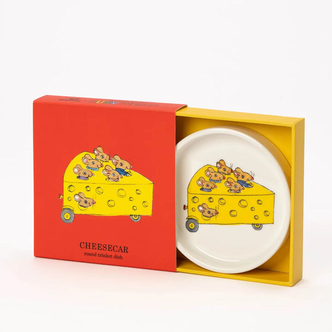 Richard Scarry Cheese Car Round Trinket Dish
