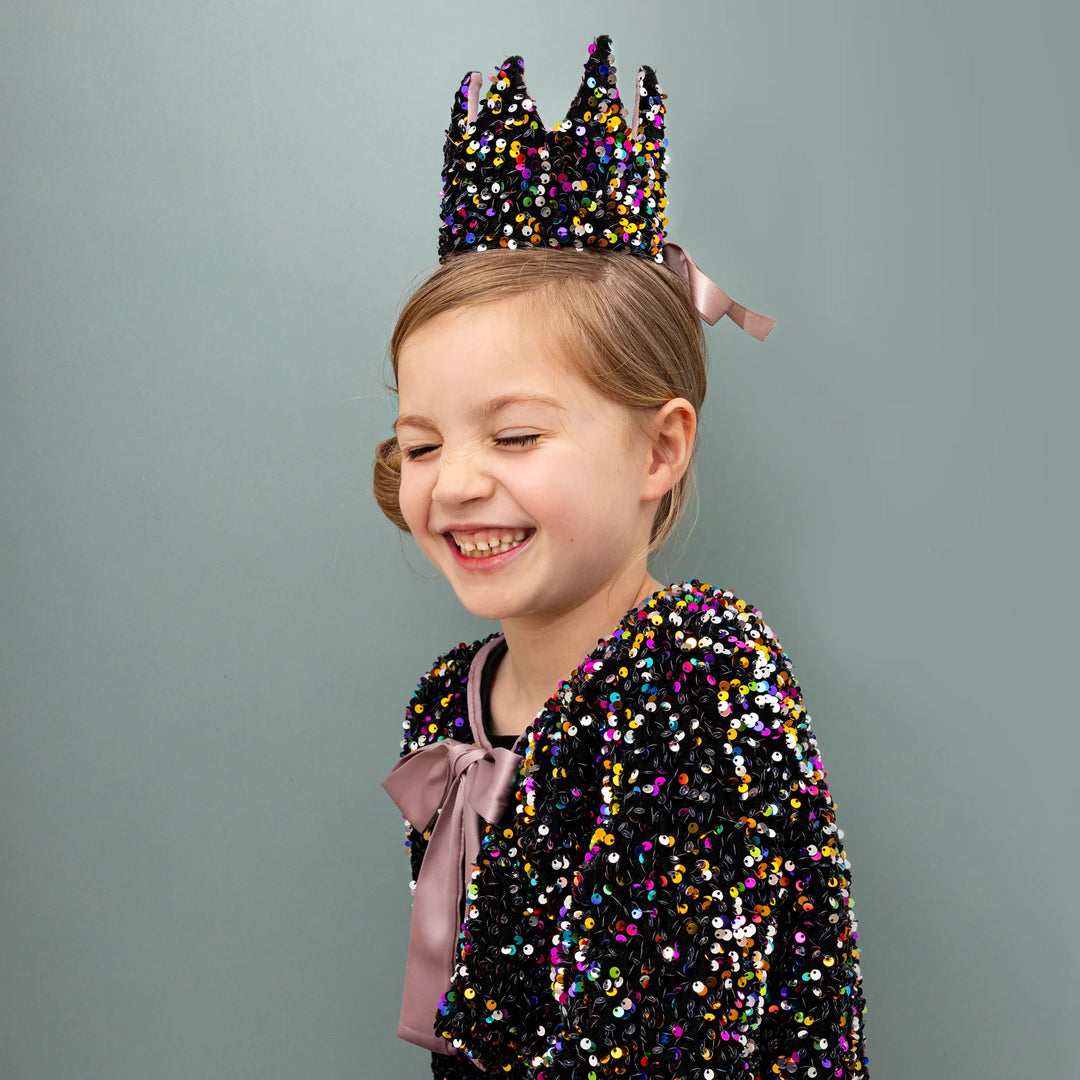 Rainbow Dazzle Sequin Cape