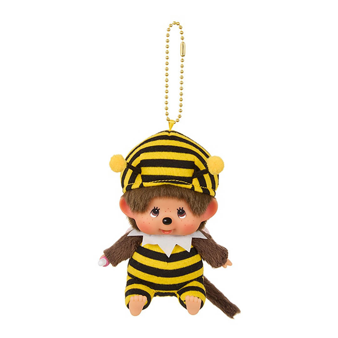 NEW Official Monchhichi Honey Bee Keychain