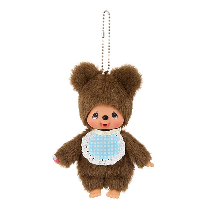 NEW Monchhichi Friends Kuma Bear Keychain