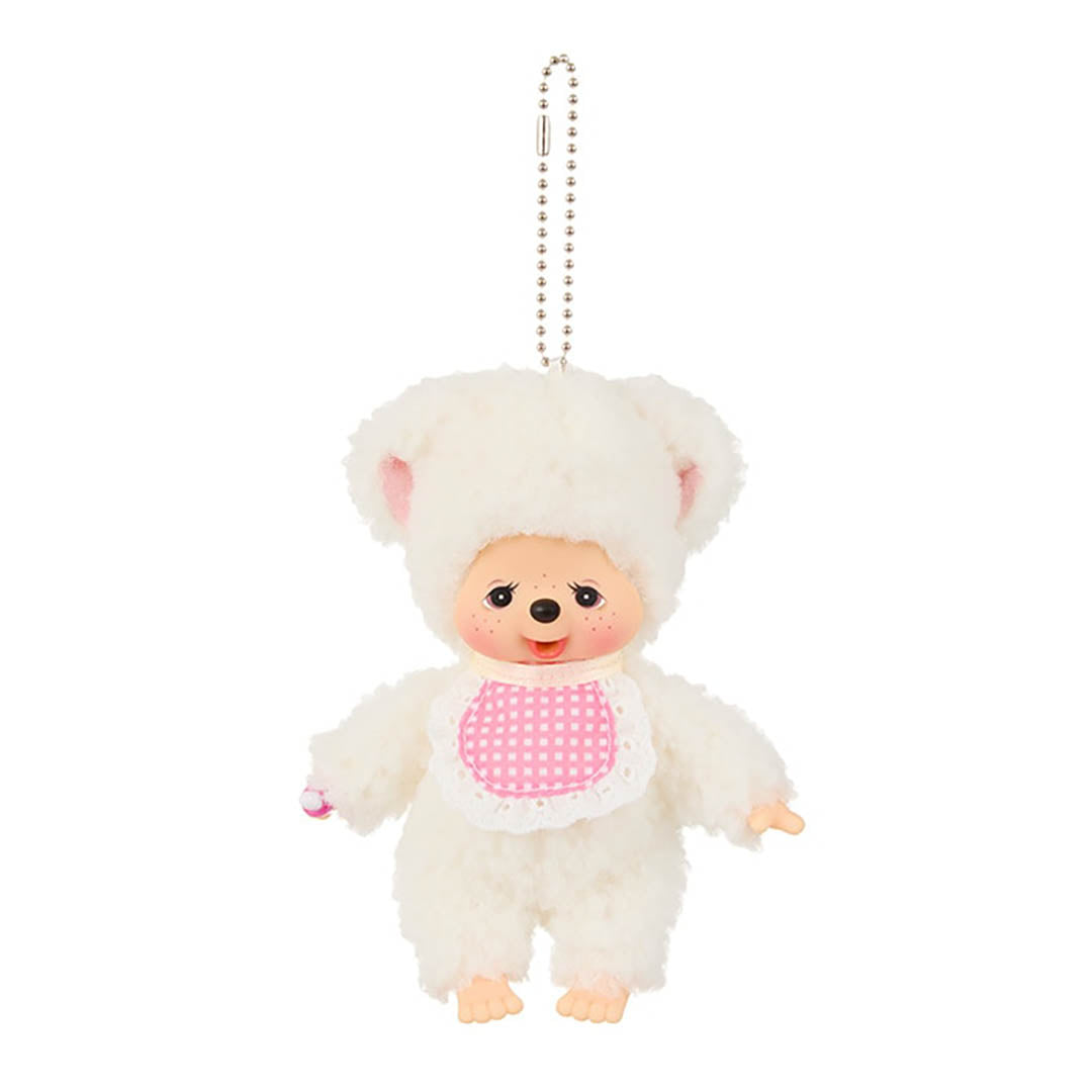 NEW Monchhichi Friends Chamu Lamb Keychain