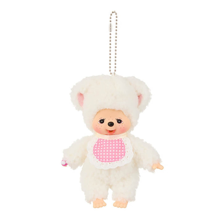NEW Monchhichi Friends Chamu Lamb Keychain